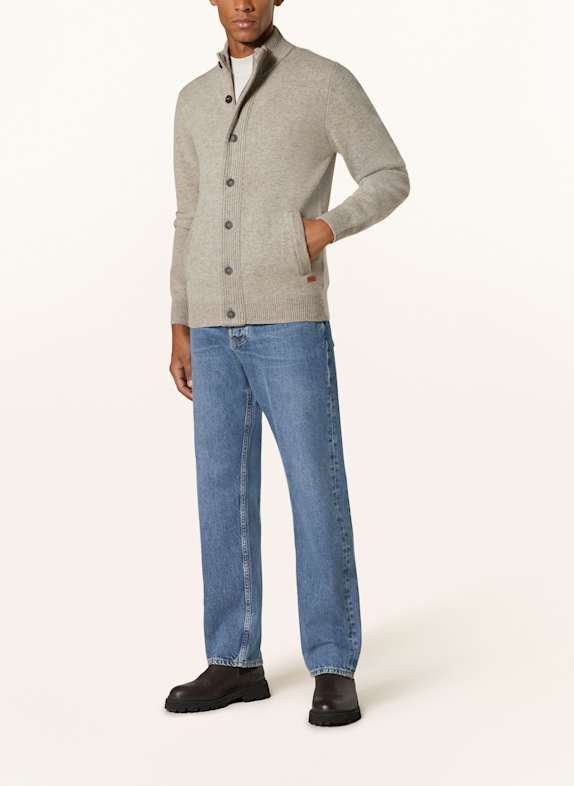 Barbour Gebreid vest ESSENTIAL GRIJS