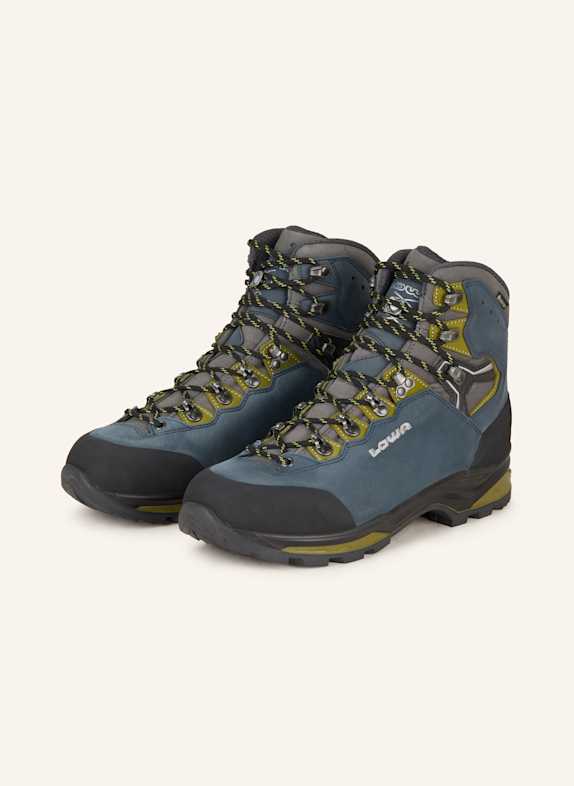 LOWA Trekkingschuhe CAMINO EVO GTX 7923 STAHLBLAU/KIWI