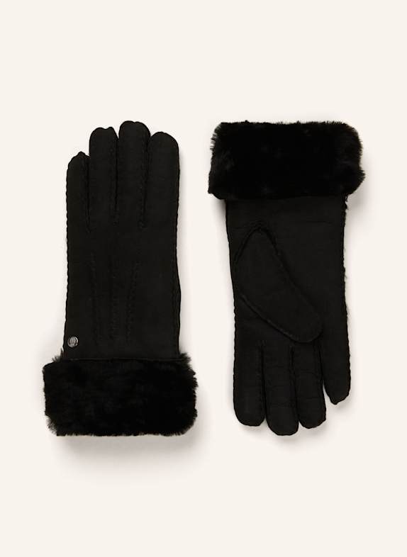 ROECKL Lederhandschuhe GOETEBURG SCHWARZ