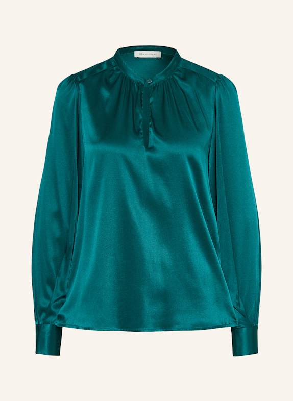 dea kudibal Shirt blouse STACY in silk DARK GREEN