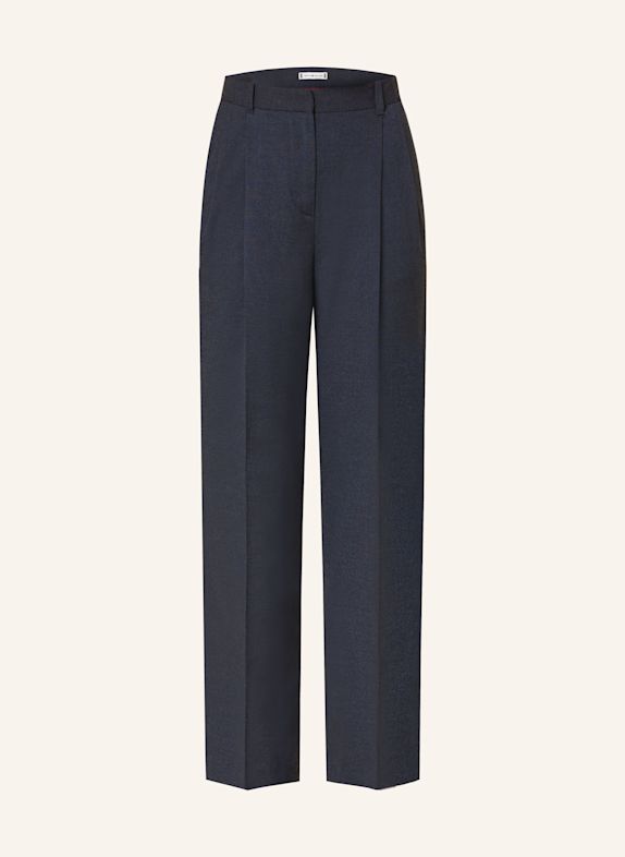 TOMMY HILFIGER Flanellhose DUNKELBLAU