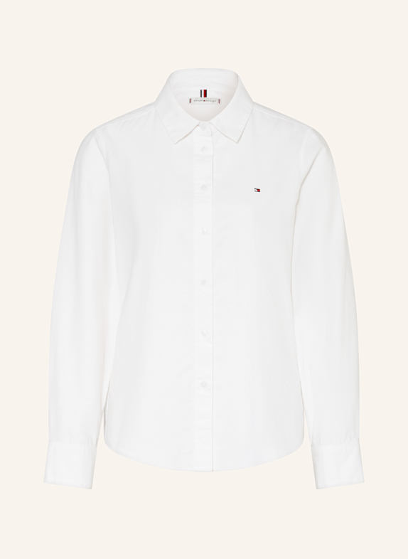TOMMY HILFIGER Hemdbluse WEISS