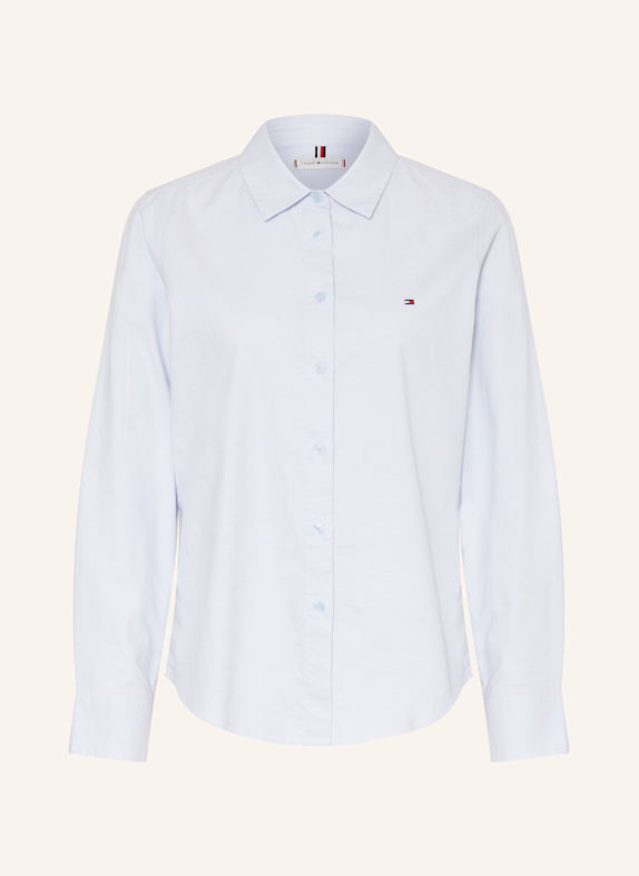 TOMMY HILFIGER Hemdbluse HELLBLAU