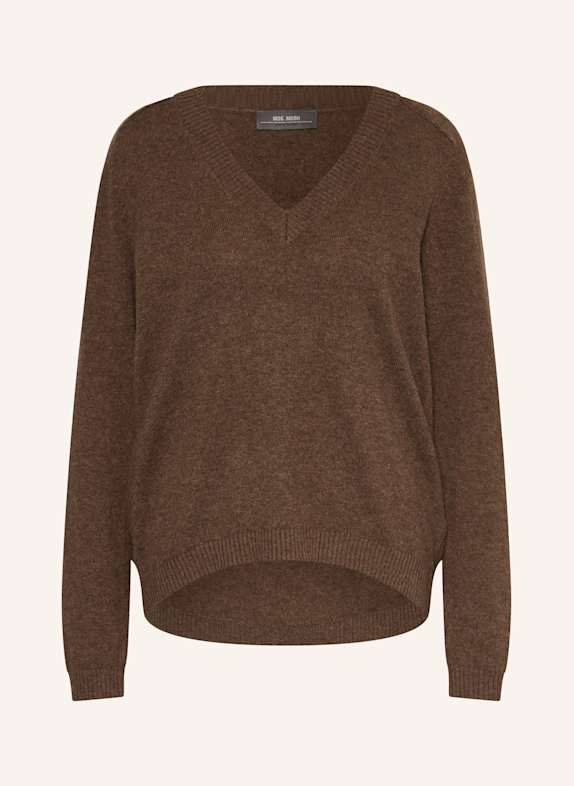 MOS MOSH MMARLIE sweater with cashmere BROWN