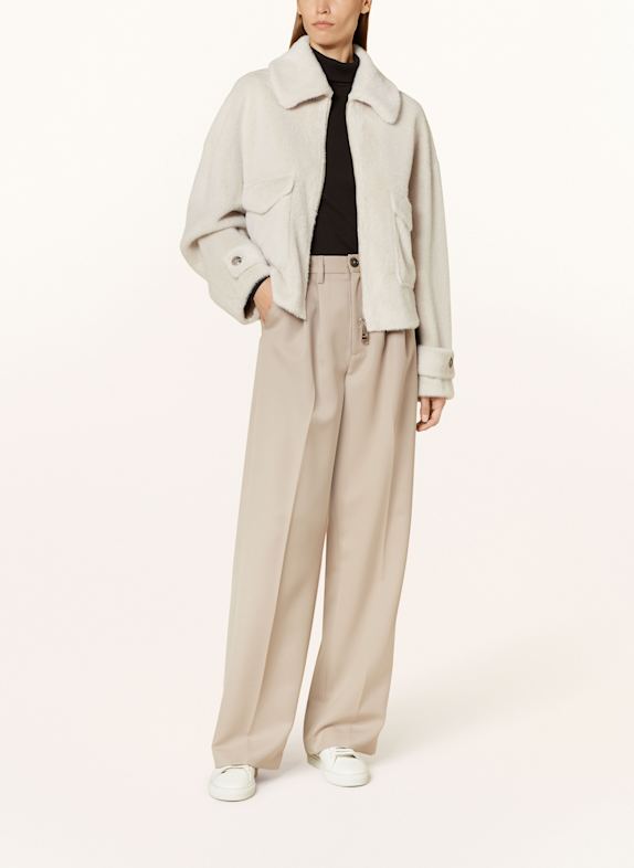 lilienfels Jacke aus Kunstpelz CREME