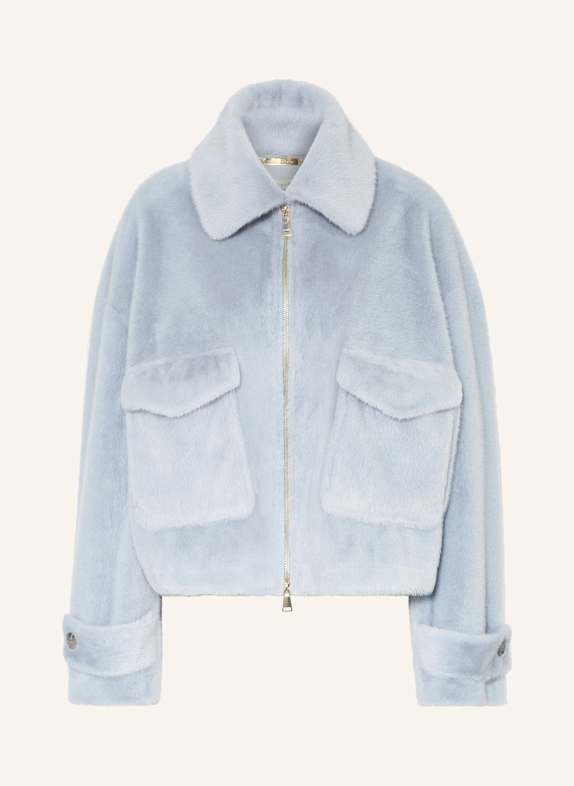 lilienfels Jacke aus Kunstpelz HELLBLAU