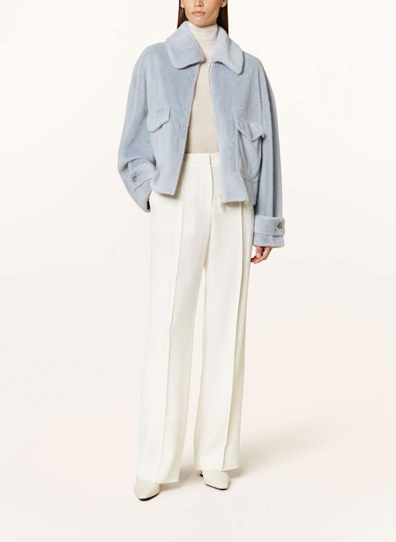 lilienfels Jacke aus Kunstpelz HELLBLAU