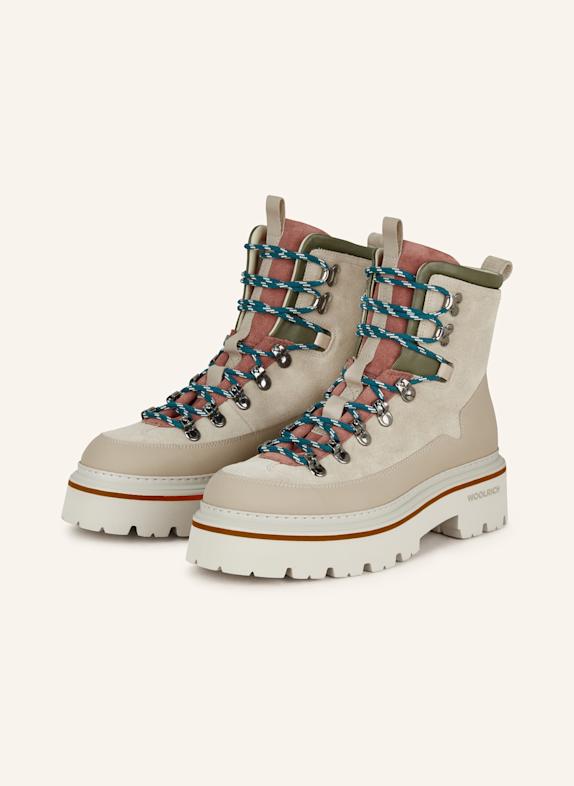 WOOLRICH Schnürboots BEIGE