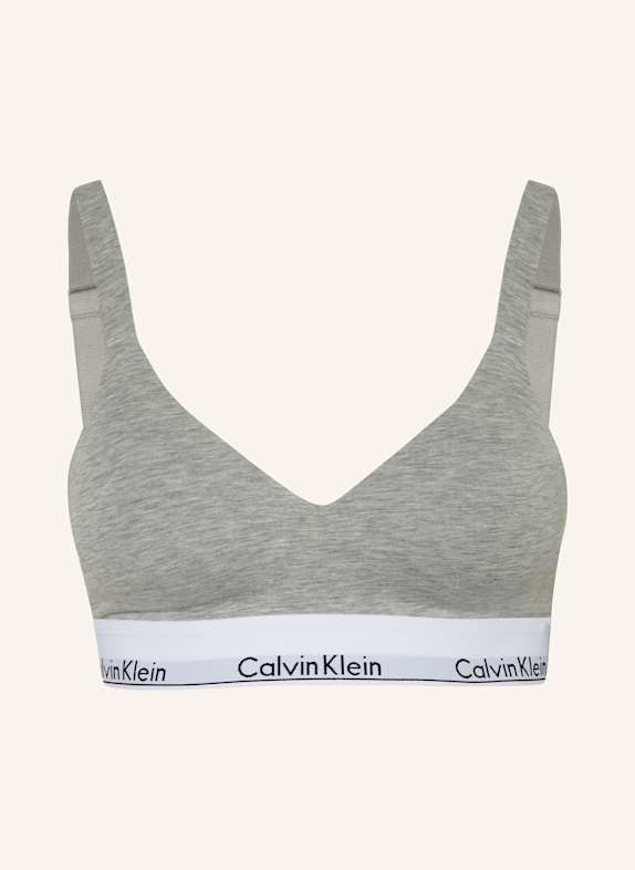 Calvin Klein Push-up-BH MODERN COTTON GRAU/ WEISS