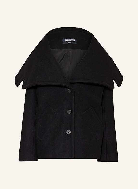 JACQUEMUS Cabanjacke LE CABAN CARUSO SCHWARZ