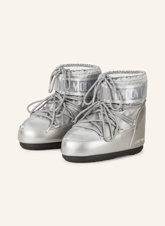 MOON BOOT Moon Boots ICON LOW GLANCE SREBRNY