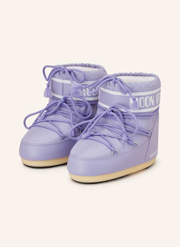 MOON BOOT Moon Boots ICON LOW NYLON JASNOFIOLETOWY