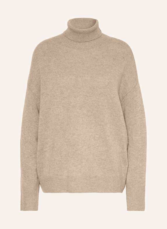 MRS & HUGS Rollkragenpullover aus Cashmere TAUPE