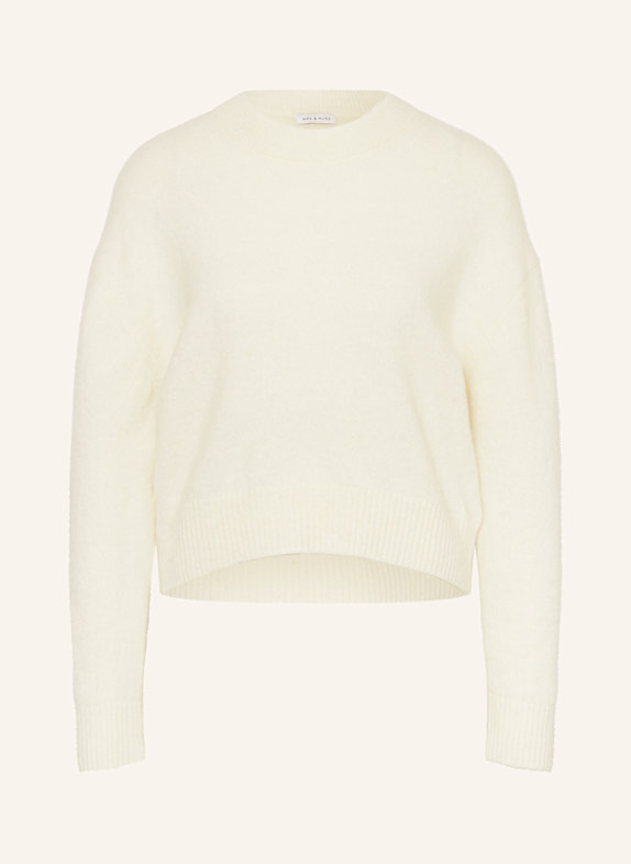 MRS & HUGS Pullover mit Alpaka ECRU