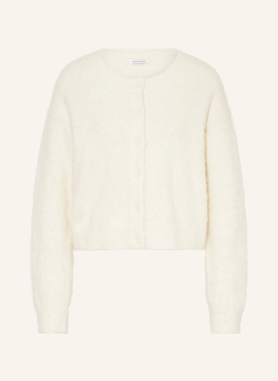 MRS & HUGS Cardigan with alpaca ECRU