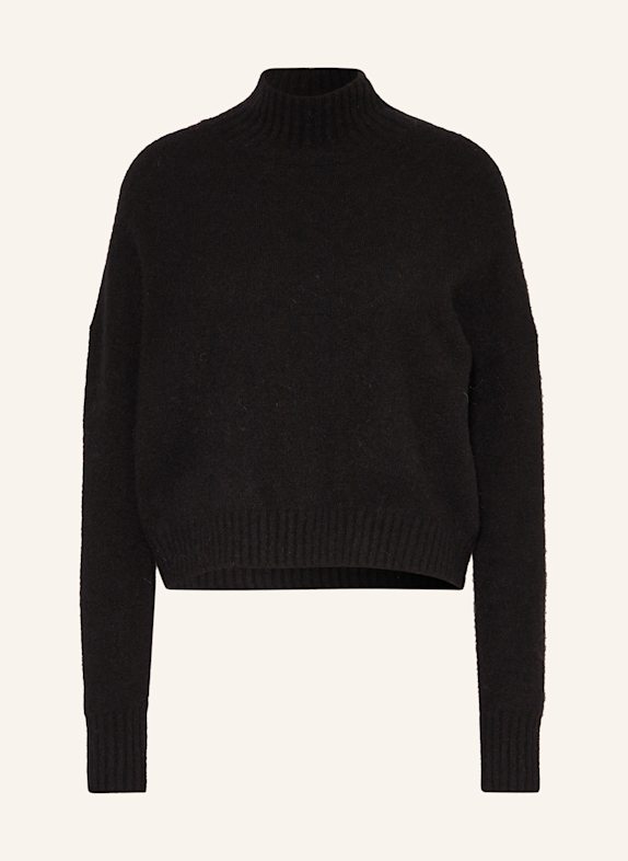 MRS & HUGS Pullover mit Alpaka SCHWARZ