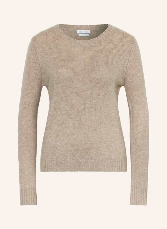 MRS & HUGS Cashmere-Pullover TAUPE