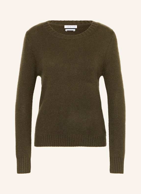 MRS & HUGS Cashmere-Pullover OLIV
