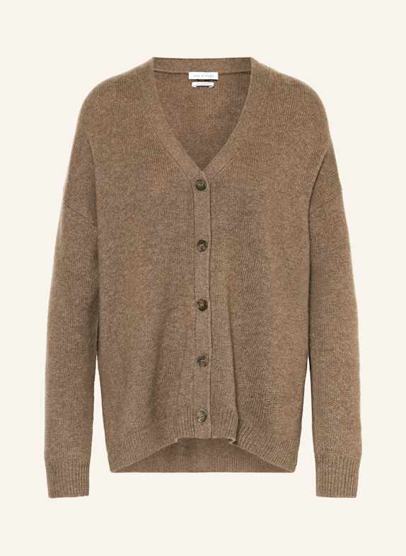MRS & HUGS Strickjacke aus Cashmere BRAUN