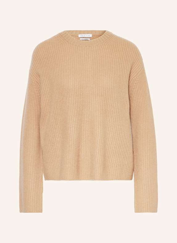 MRS & HUGS Cashmere-Pullover CAMEL