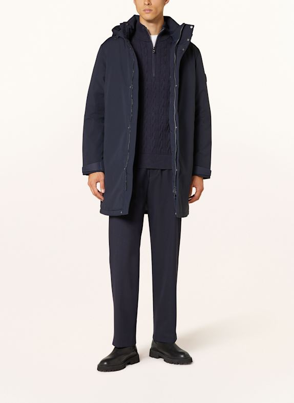 TOMMY HILFIGER parka ALBASTRU ÎNCHIS