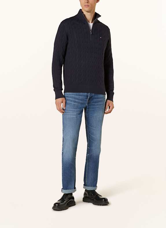TOMMY HILFIGER Troyer MÖRKBLÅ