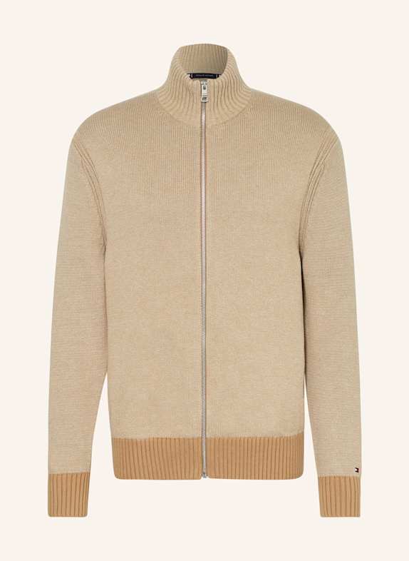 TOMMY HILFIGER Strickjacke BEIGE