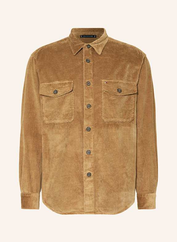 TOMMY HILFIGER Cord-Overshirt HELLBRAUN