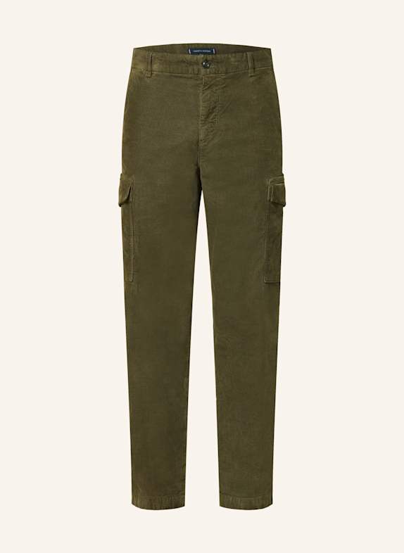 TOMMY HILFIGER Cargohose Cargo Fit aus Cord DUNKELGRÜN