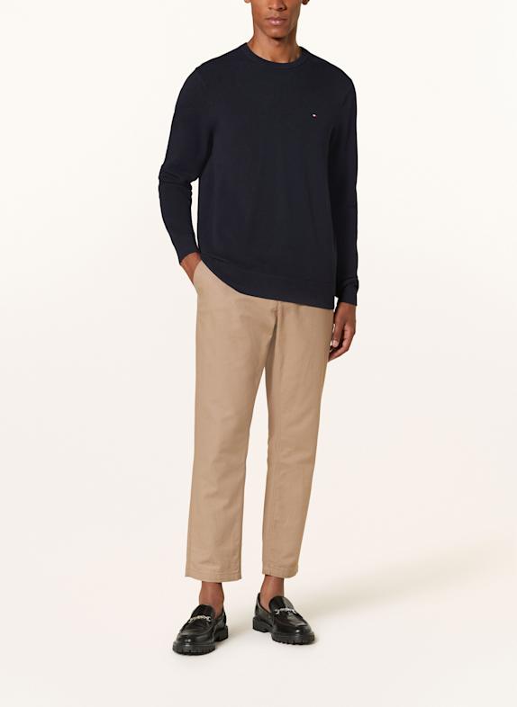 TOMMY HILFIGER tröja MÖRKBLÅ