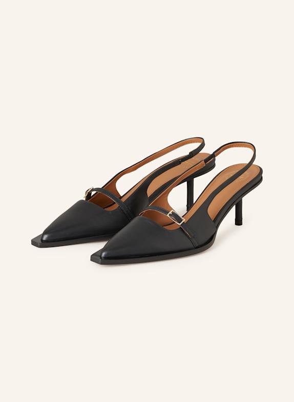 ATP ATELIER MIRA slingback pumps BLACK