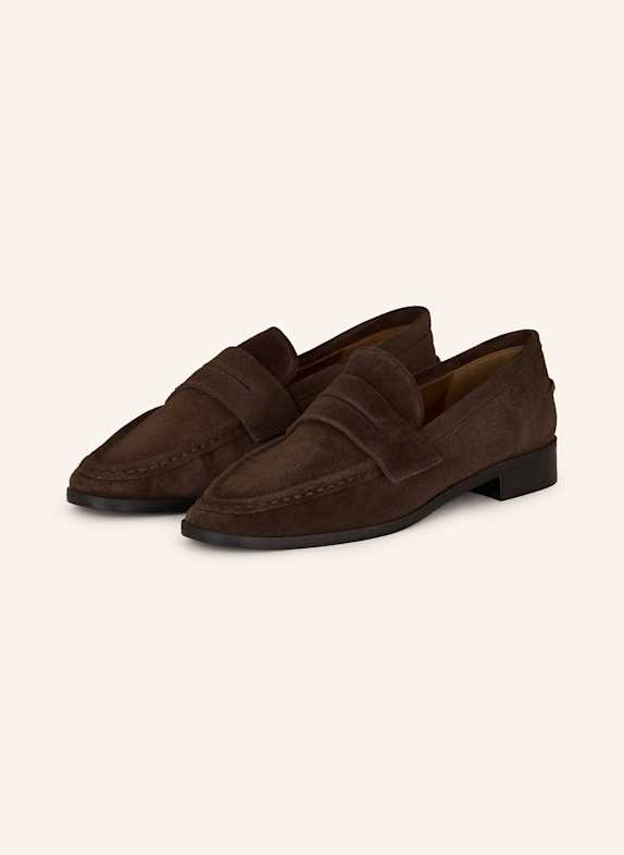 ATP ATELIER Penny loafers AIROLA CIEMNOBRĄZOWY