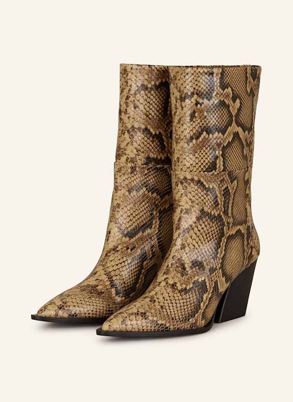 ATP ATELIER Cowboy boots GAVELLO BROWN/ DARK BROWN