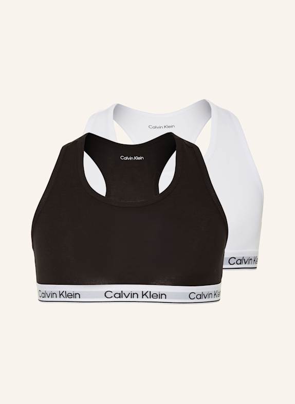 Calvin Klein 2Wie kann ich Artikel zurücksenden SCHWARZ/ WEISS