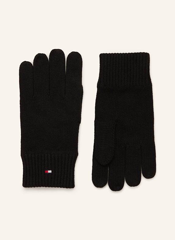 TOMMY HILFIGER Gloves BLACK