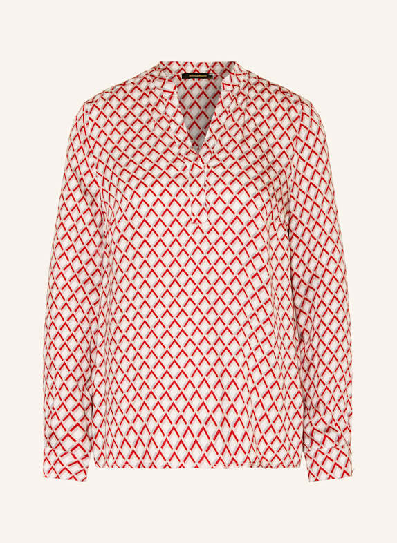 MORE & MORE Shirt blouse WHITE/ RED/ LIGHT GRAY
