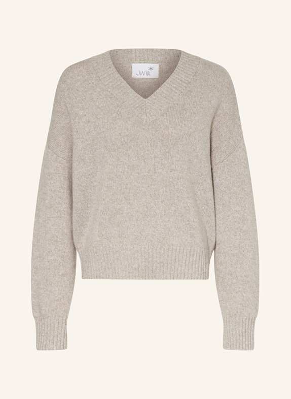 Juvia JODY cashmere sweater TAUPE