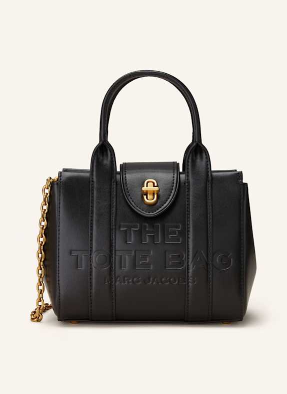 MARC JACOBS Kabelka THE TURNLOCK TOTE BAG MINI ČERNÁ