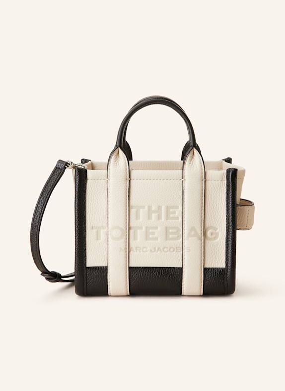 MARC JACOBS Kabelka přes rameno THE COLORBLOCK TOTE BAG ČERNÁ/ KRÉMOVÁ