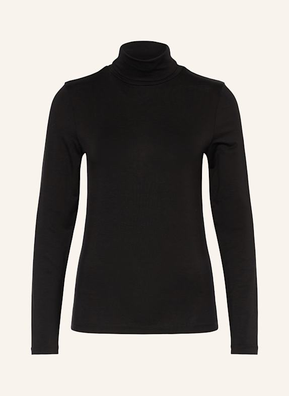 DRYKORN Rollkragenshirt ZERAFNE SCHWARZ