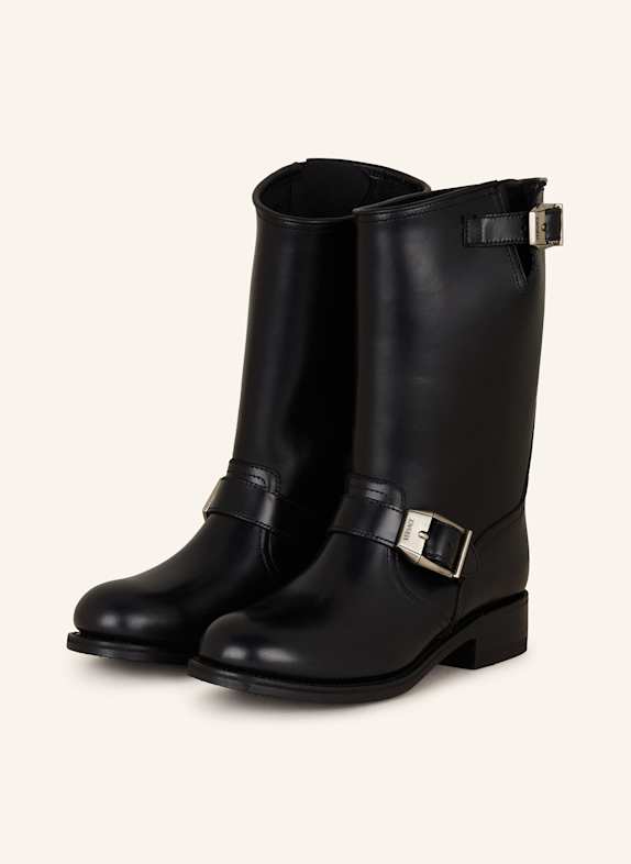 VERSACE Biker Boots SCHWARZ