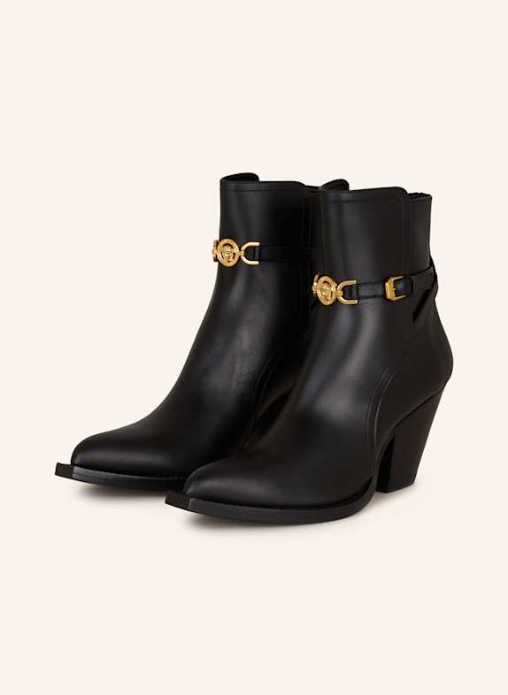 VERSACE Stiefeletten SCHWARZ
