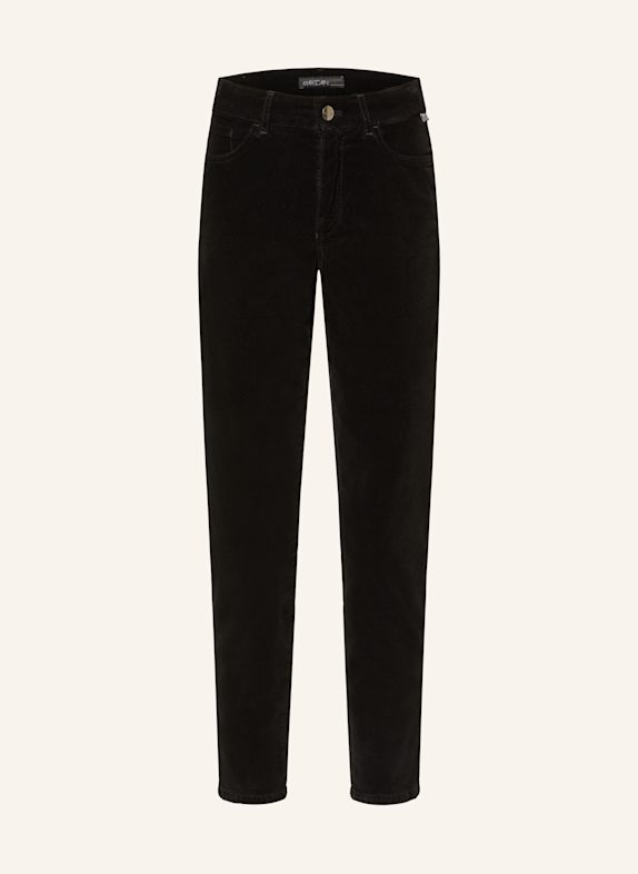 MARC CAIN Velvet trousers SILEA BLACK