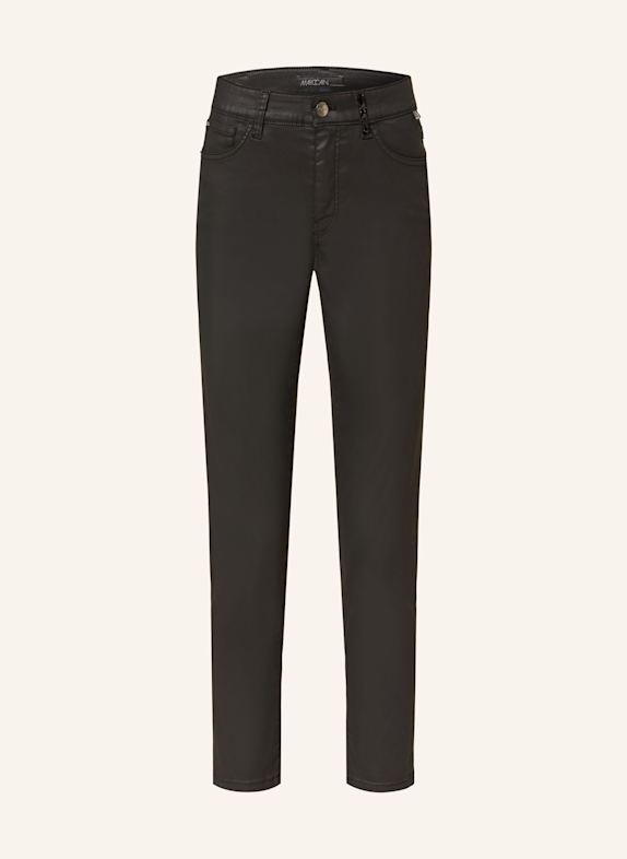 MARC CAIN SILEA trousers in leather look 900 BLACK