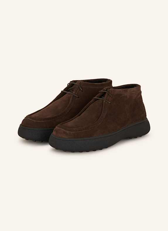 TOD'S Lace-up shoes DARK BROWN
