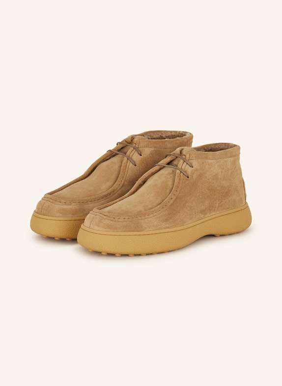 TOD'S Schnürer CAMEL