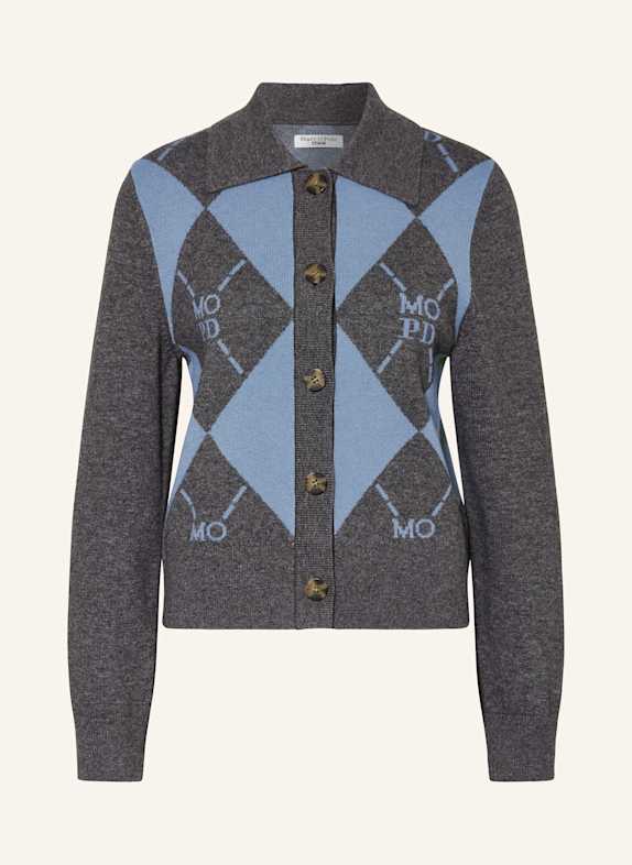 Marc O'Polo DENIM Cardigan DARK GRAY/ LIGHT BLUE