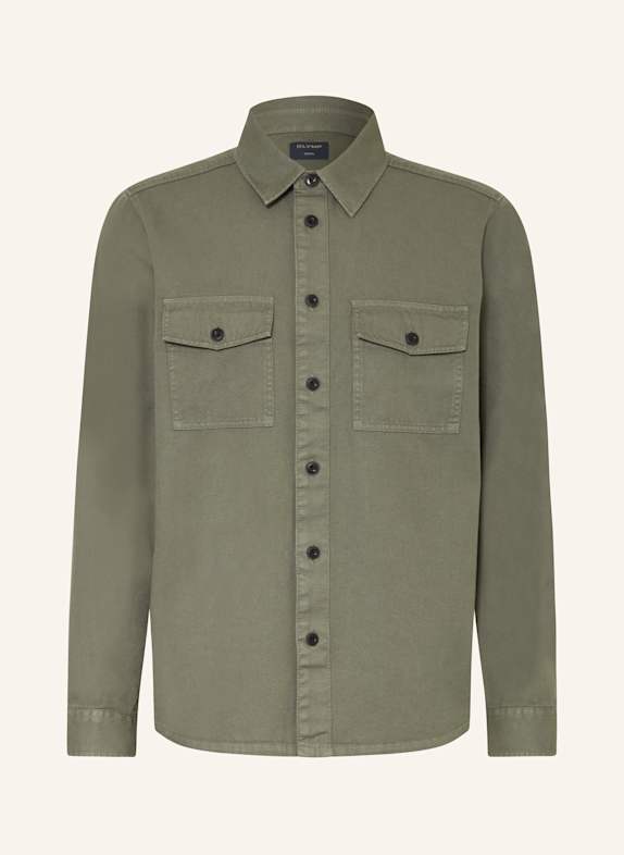 OLYMP Overshirt Casual OLIV