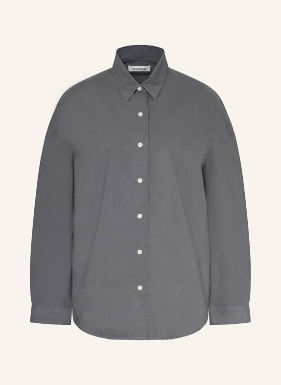 SoSUE Oversized shirt BOYFRIEND BLUE GRAY