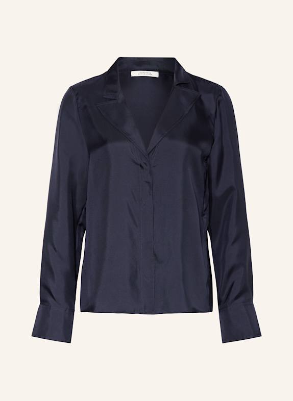 DOROTHEE SCHUMACHER Silk blouse TRENCH IT UP II DARK BLUE